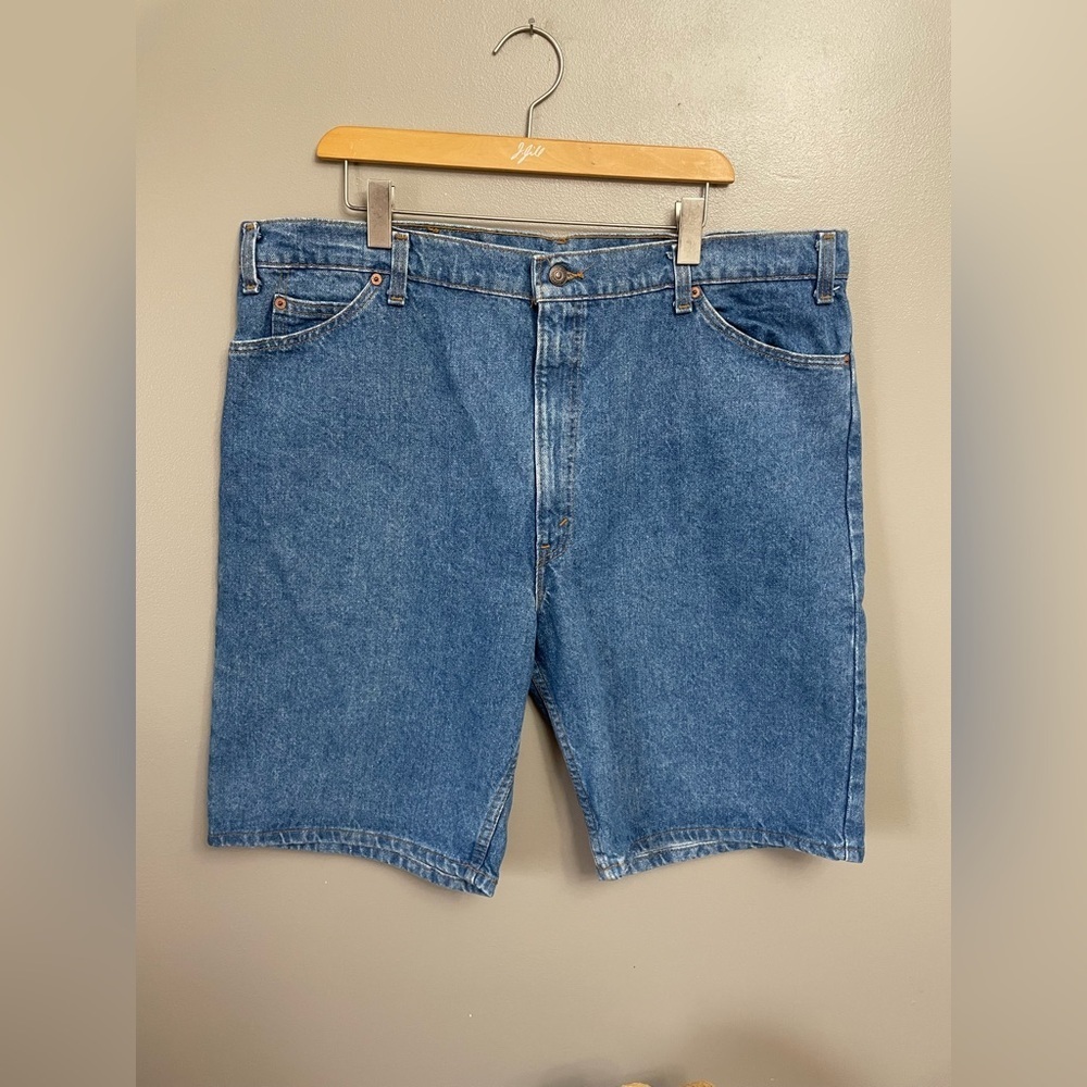 Vintage Levi’s Men’s 42 Orange Tag 550 High Jean shorts jorts denim grandpa 1992